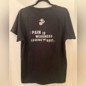 USMC “Pain Is Weakness Leaving The Body” Tee